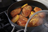 Calphalon Classic Nonstick Saute Pan with COVER, 5 Quart, Grey