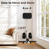 Feierdun Compact Adjustable Rowing Machine for Home 300LBS Weight Capacity with 12 Levels of Resistance for Complete Body Workouts Foldable Hydraulic Rower for Home